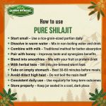 Pure Shilajit natural Himalayan resin mineral rich vitality supplement