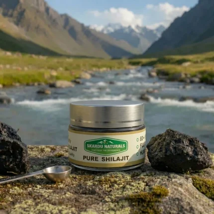 Pure Shilajit natural Himalayan resin mineral rich vitality supplement