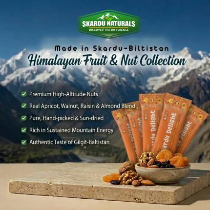 Skardu Delight energy bars apricot walnut almond